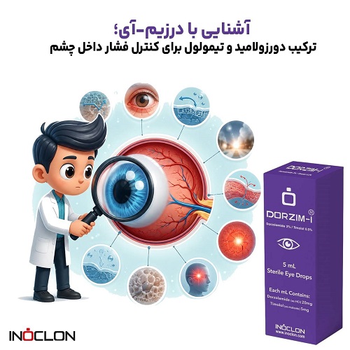 قطره چشمی درزیم-آی برای کنترل فشار داخل چشم